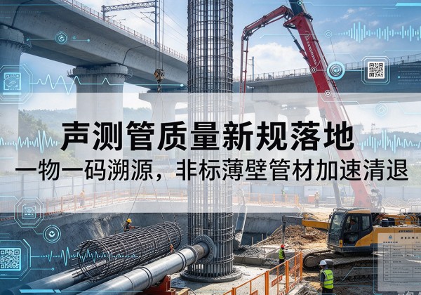 和硕声测管质量新规落地，一物一码溯源，非标薄壁管材加速清退